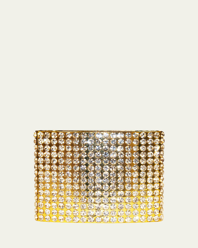 Classic & Modern Crystal Studded Napkin Rings, Set of 4